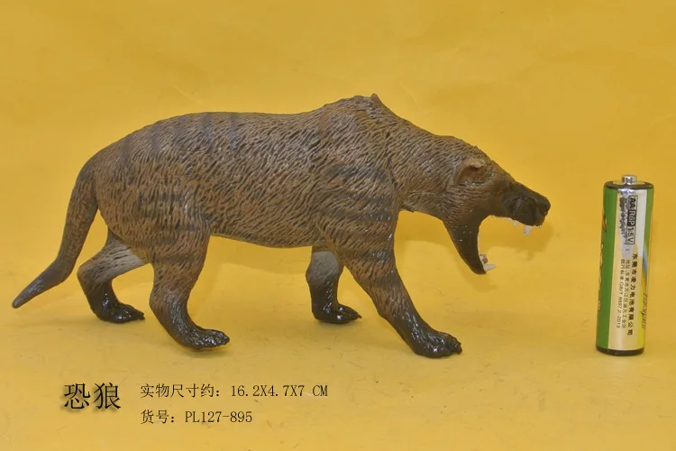 Модель дикого животного Модель Набор Dire Wolf пластик эмулят игрушки