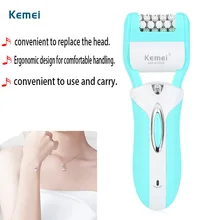 Электробритва Kemei 3 в 1, Электрический эпилятор для женщин, бритвенный станок для удаления волос, электрический триммер для удаления мозолей, лица, ног, бикини, триммер для удаления волос F30