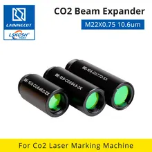 LSKCSH CO2 лазер 10600nm лазерный луч расширитель 2X 2.5X 3X 4X гальванометр лазерные маркировочные линзы оптика луч расширение