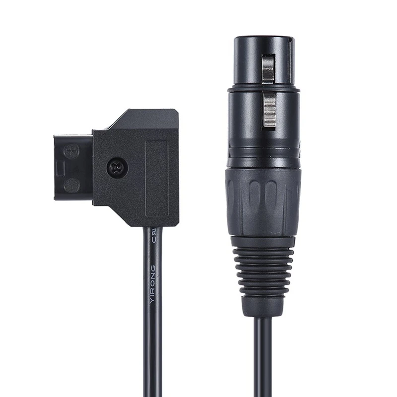 100 см/3.3Ft D-Tap для Xlr 4-контактный разъем адаптера Питание кабель Шнур для v-образного крепления Батарея пластина зеркальная камера монитора видеокамеры