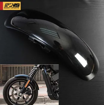 

Gloss Black ABS Motorcycle Front Fender Mud Flaps Splash Guard Protector 19." Black Fits For Harley Street XG750 XG500 2015-18