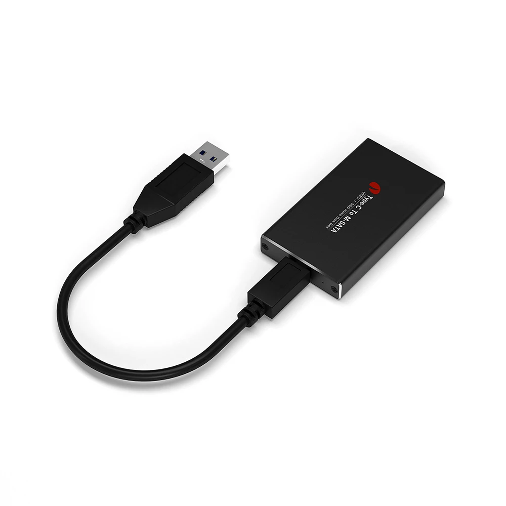 Портативный жесткий диск ssd Чехлы Кабель с разъемом типа c usb 3,0 для msata 2242/2260/2280 жесткого диска серебристый алюминиевый hdd caddy blueendless