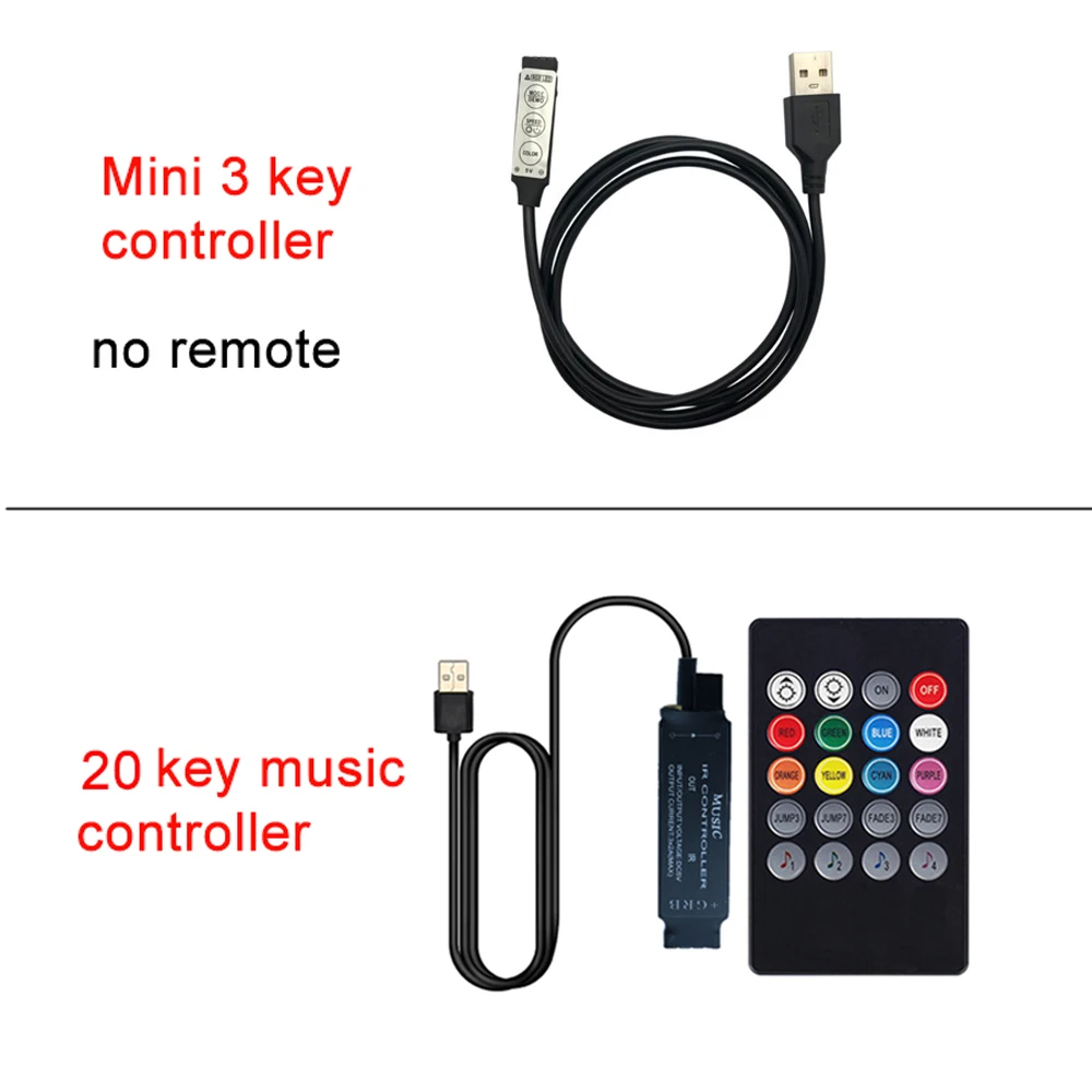 Светодиодная лента для синхронизации музыки USB RGB 5050 гибкая светодиодная ИК