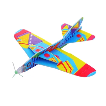 

New Style Aviation Plane Model Foam Sets Mini Enlighten Toys Aircraft DIY Assembly Model Airplane For Boys Birthday Gift