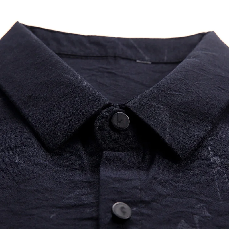 Брендовое повседневное роскошное платье с длинным рукавом slim fit Мужская рубашка уличная высококачественная одежда Рубашки мужские модные Джерси 81141