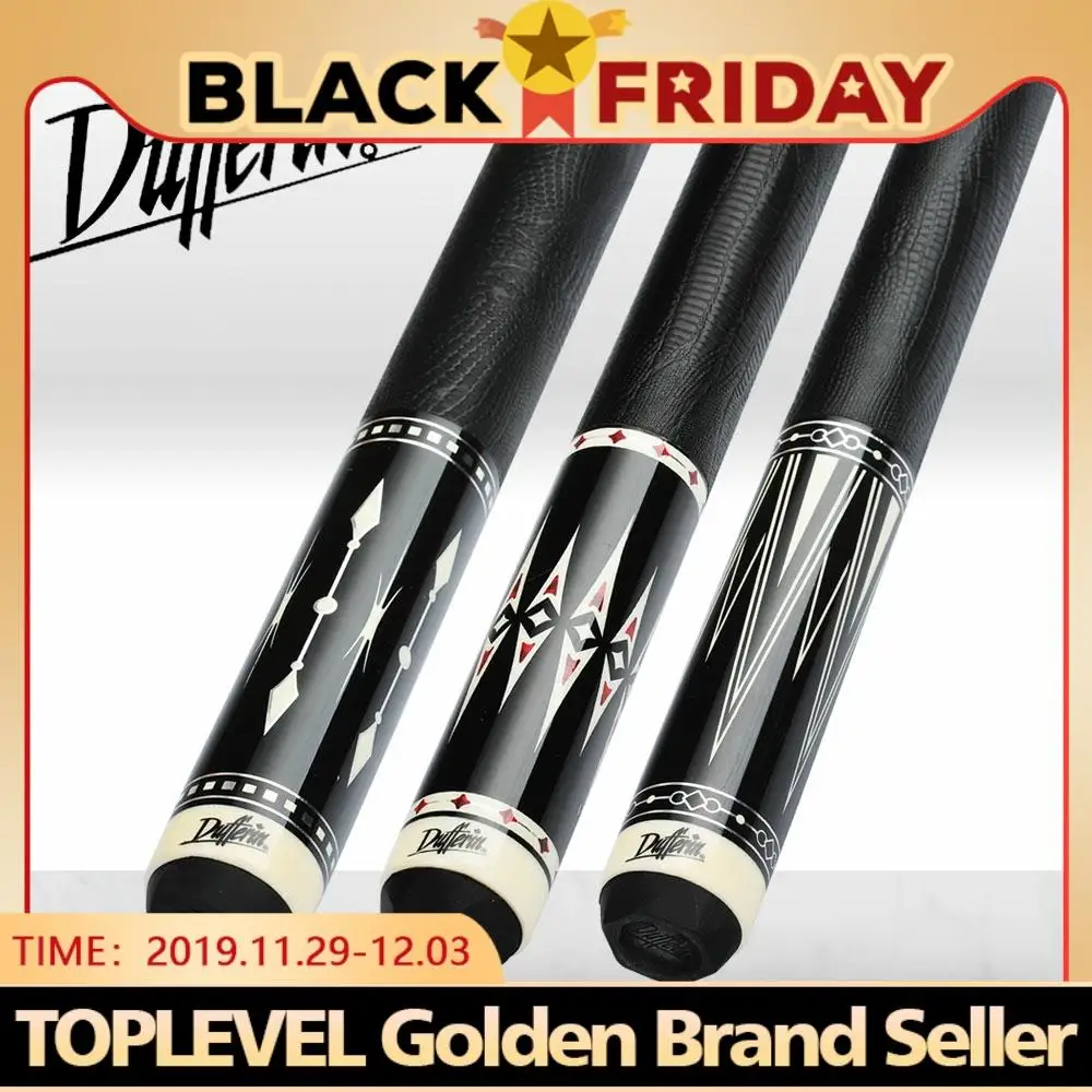 

Dufferin Billiard Pool Cue DF Series 12.75mm Tip Canadian Maple Handmade Billar Stick Kit Professional