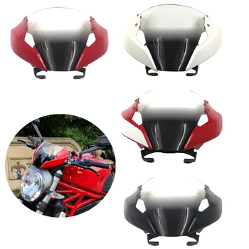 

For Ducati Monster 821 Hyperstrada 821 Stnipe 2018 2019 2020 Front Windscreen Front Air Intake Hood Front Fairing Windshield