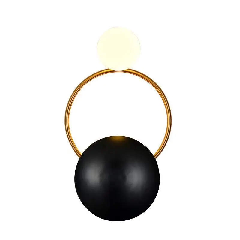 

Post-modern Wall Lamp for Living Room Nordic Design Golden Metal Surface Mounted Wall Light Bedroom Wall Sconce Lamp Luminaria