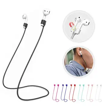

Anti Lost Strap Magnetic String Rope For AirPods Pro Strap Soft Silicone Headset Hanging Neck Rope For AirPods 2 Cable Lanyard