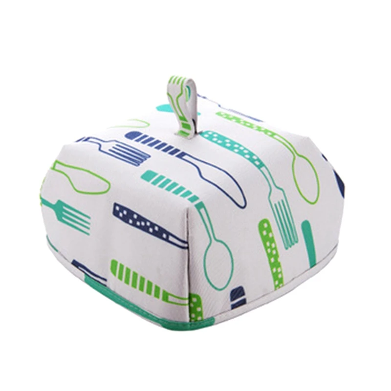 Foldable Food Covers Keep Warm Hot Aluminum Foil Cover Dishes Insulation Covers Dust-Proof Mosquito Flies Away Kitchen Tools