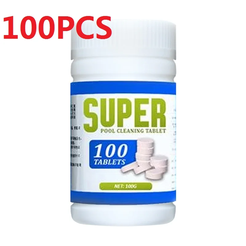 100pcs 100 шт Многофункциональный спрей-очиститель таблетки для бассейна стекло Концентрированный Очиститель инструменты для уборки дома устраняет бактерии - Тип аромата: 100pcs