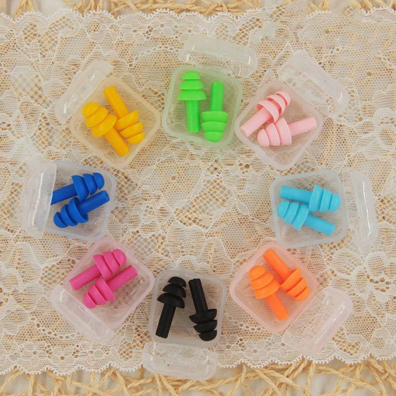 

Swimming Earplug Waterproof Soft Silicone Diving Earplug Adult Children Anti-Noise Ear Plug Sleep Earplug Surf Diving Swimming