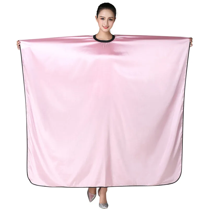 Salon Professional Hair Styling Cape Adult Silk Hair Treatments Cutting Coloring Waterproof Barber Hairdressing cape Apron