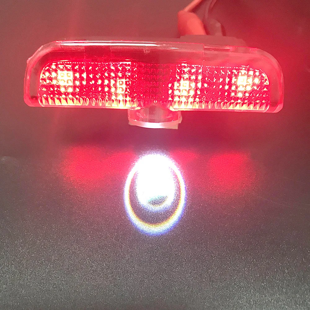 

2 pcs For Skoda Logo Car Door Welcome Light LED Emblem Projector Ghost Shadow Courtesy Lights 12V For Skoda Superb Car Styling