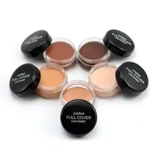 Cobertura completa corretivo creme fundação maquiagem olho círculos escuros cicatrizes capa base primer rosto creme reparação bronzer maquiagem tslm2
