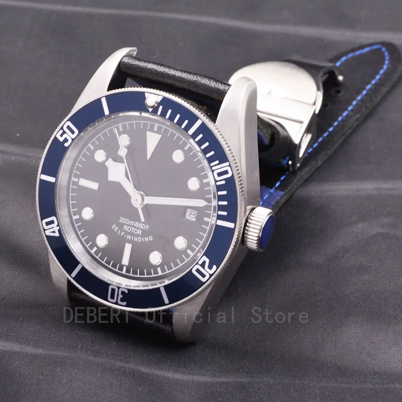 

41mm Sterile dial Automatic mechanical wristwatches Waterproof Miyota movement Watch men Luminous Calendar 316L SS sapphire gla