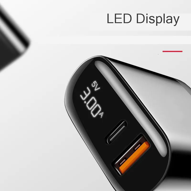 Vogek Quick Charge 3,0 QC PD зарядное устройство 18 Вт QC3.0 usb type C быстрое зарядное устройство для iPhone 11 X Xs 8 Xiaomi Phone PD зарядное устройство светодиодный дисплей