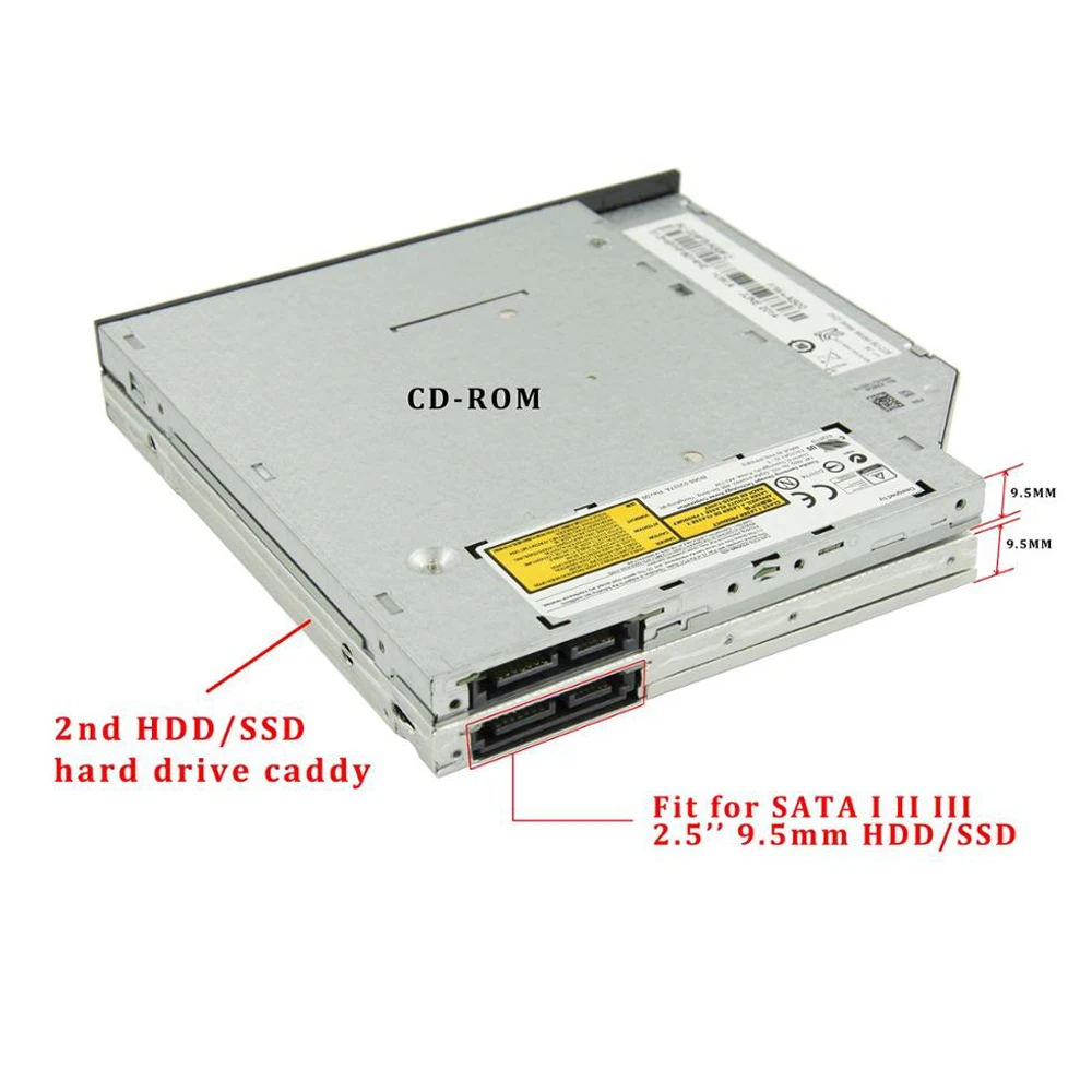 Caddy Inspiron 5559 Hard Drive 2nd SATA Hard Drive HDD SSD