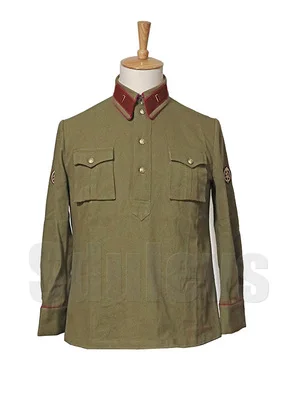 soviet ww2 subdued felt collar tabs for the M35 shirt tunic 