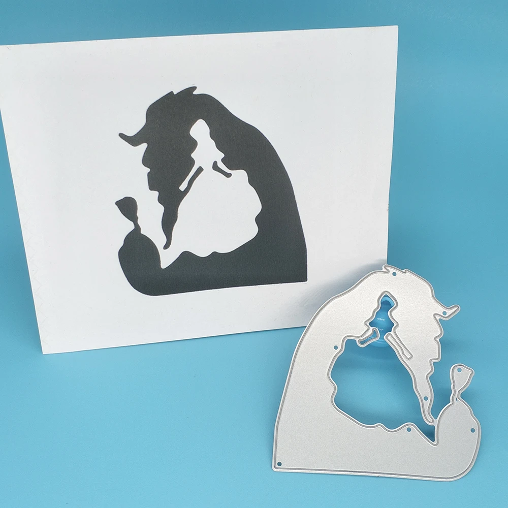 

Cheongsam, wedding dress girl decoration metal cutting mold scrapbook paper craft knife mold blade punching mold