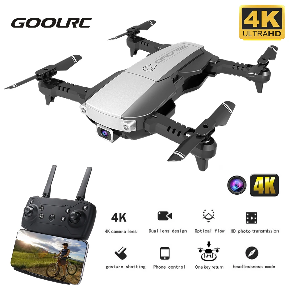 

GoolRC H3 Wifi FPV RC Drone 4K Camera Real-Time Image Transmission Optical Flow Foldable RC Quadcopter Helicopter Dron Toys Kid