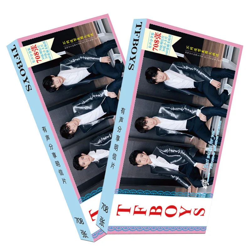 Nuevo TFBOYS combinación postales 708 álbumes de Yi Yang Qianxi Wang Yuan Wang Junkai