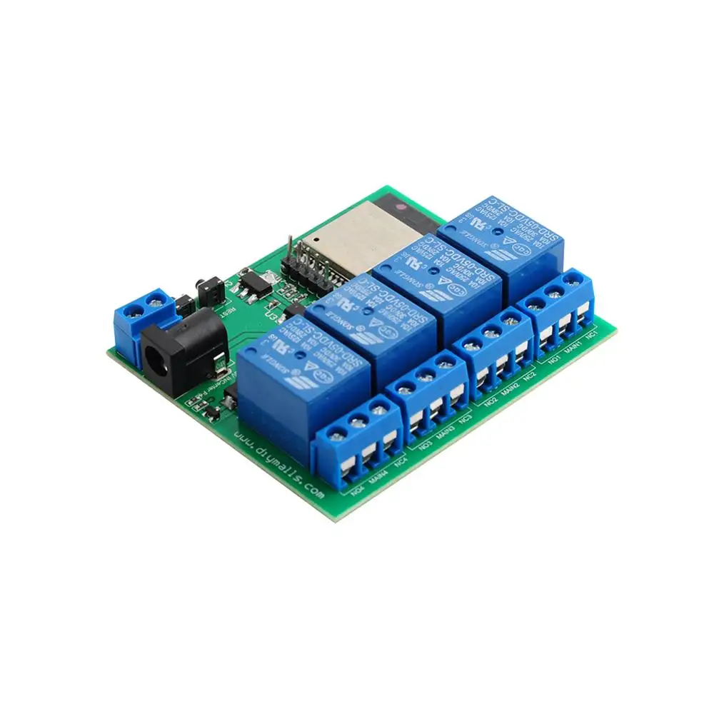 4 Канальный Релейный Модуль ESP32S с поддержкой Wi Fi и Bluetooth| |
