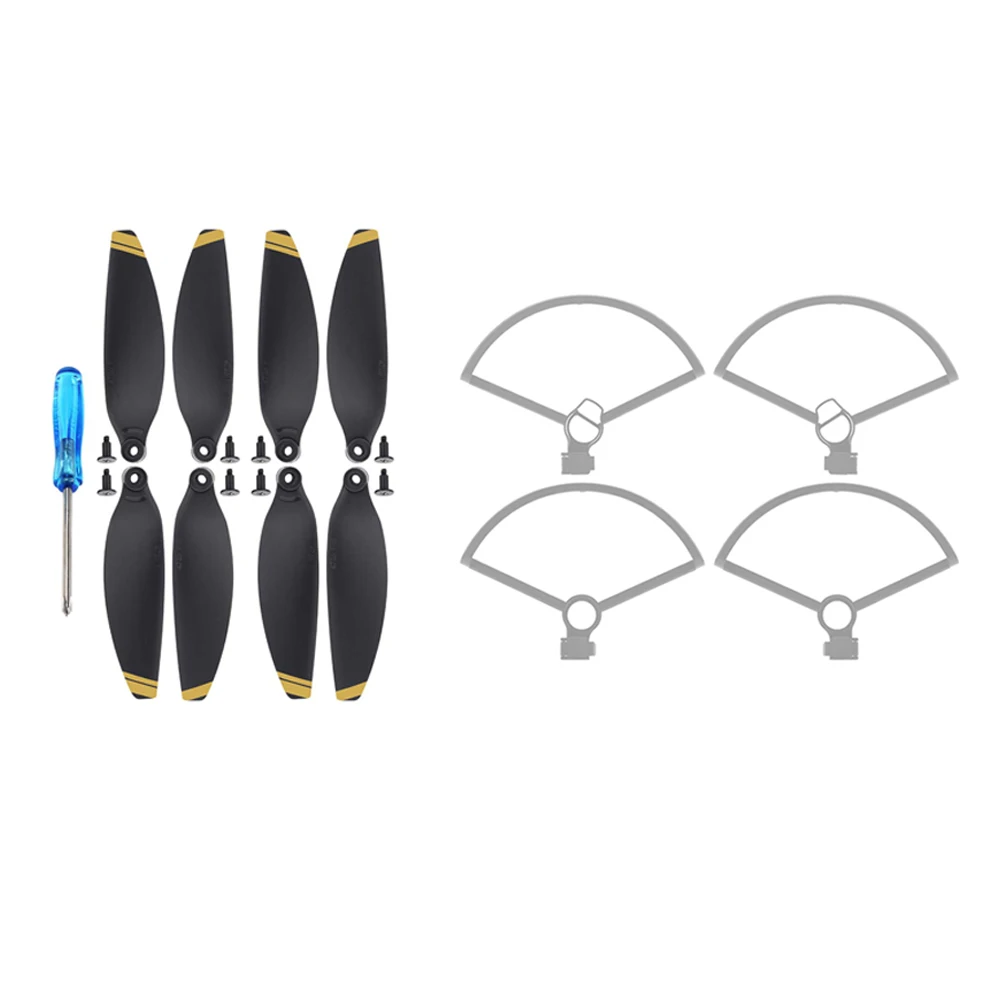 Bundle C Gold Протектор пропеллера для Dji Mavic Mini Drone Propeller Guard Quick Release 4726F реквизит Веер-крыло Guard для mavic mini АКСЕССУАРЫ - Цвет: Bundle C Gold