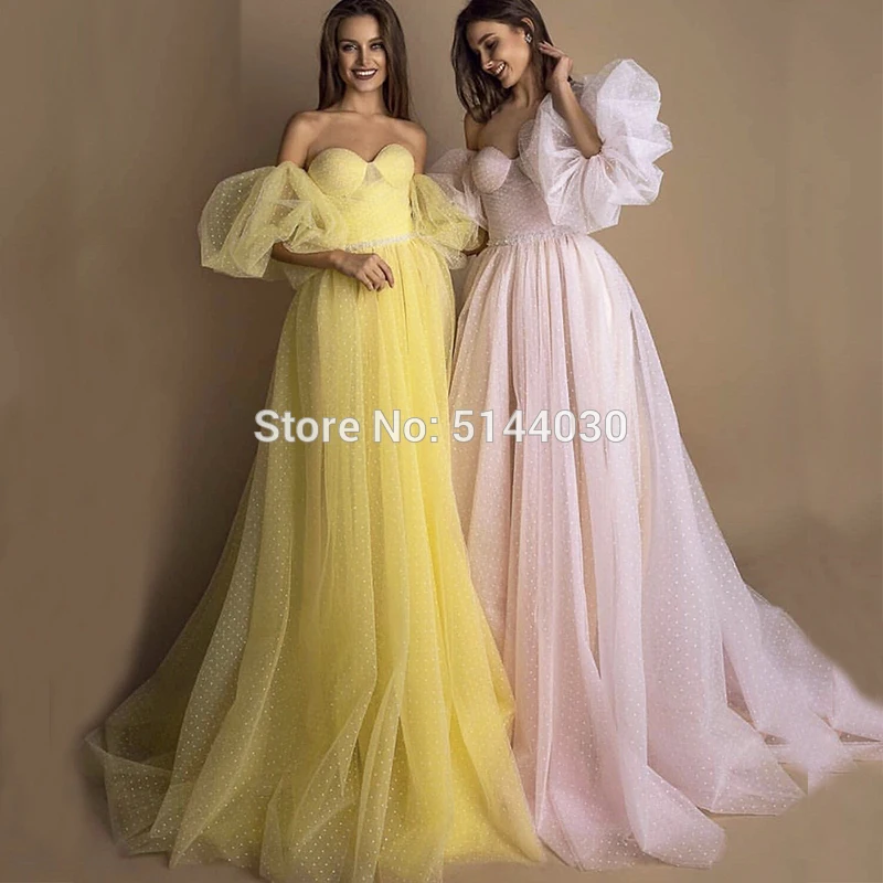 Роскошные Длинные Выпускные платья аяба с открытыми плечами 2019 Vestidos ручной