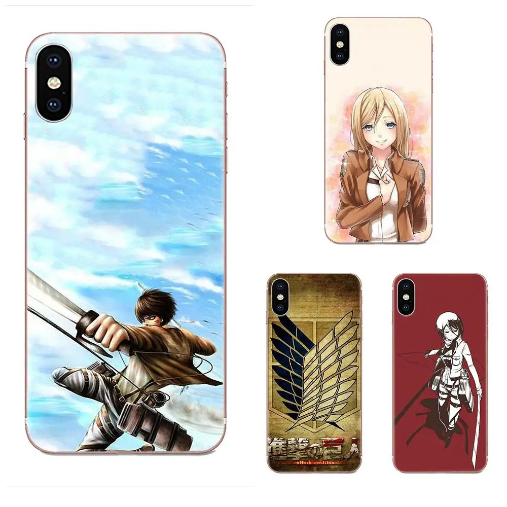 Soft Design Attack On Titan Logo Japanese Anime For Huawei Honor 4C 5A 5C 5X 6 6A 6X 7 7A 7C 7X 8 8C 8S 9 10 10i 20 20i Lite Pro | Мобильные