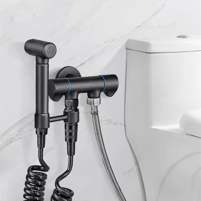SAMODRA Nuovo Bidet Sedile WC Attacco WC Bidet Spruzzatore Ultra-Sottile 3 Funzioni Ass Bidet Doccia Lavaggio Igienico Per Il Bagno