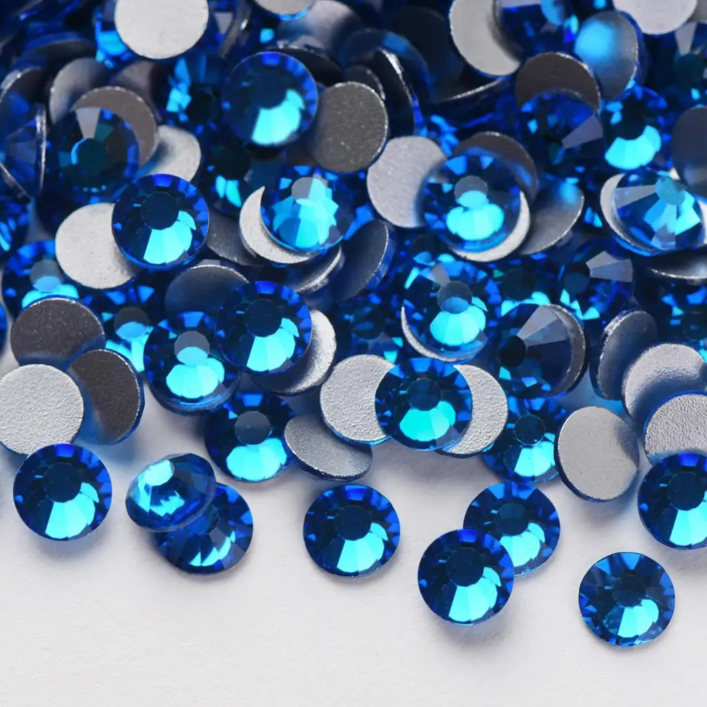 Rhinestones Nail Art Decorations /Flat Back Non Hotfix Glue on Nail Art Rhinestones Diy Flat