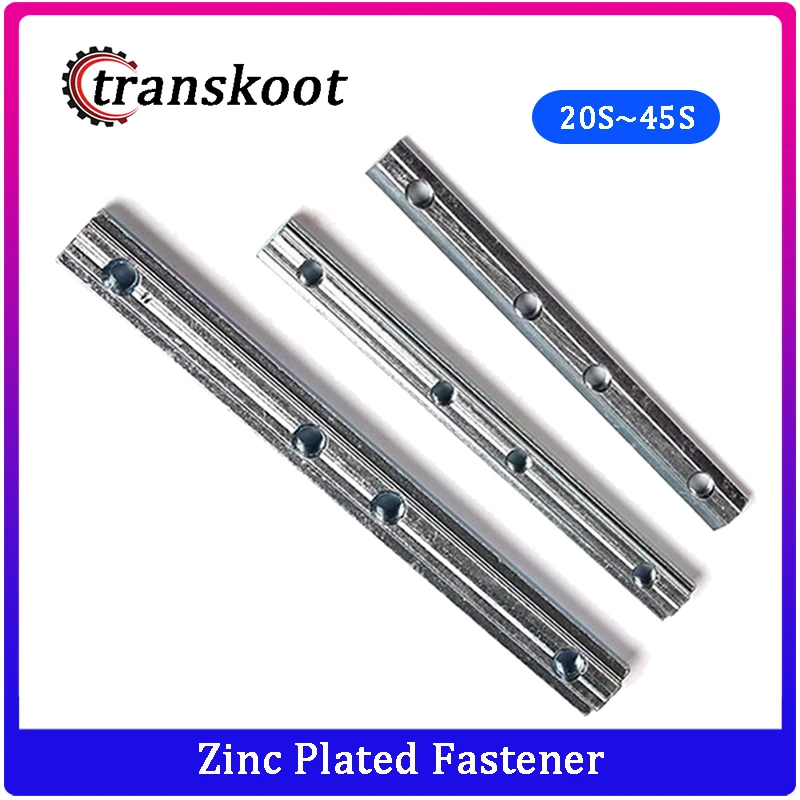 Brackets Industrial Hardware KOOTANS 4pcs Link Connector Joint Aluminum Profile Length Extension