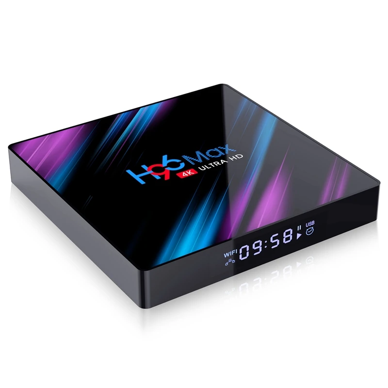 H96 Max-3318 Ultimate Android 9,0 ТВ приставка Amlogic Rk3318 четырехъядерный 64 бит Cortex-A53 2,4G+ 5,8G Wifi 4G Ram 4K телеприставка медиа Pl