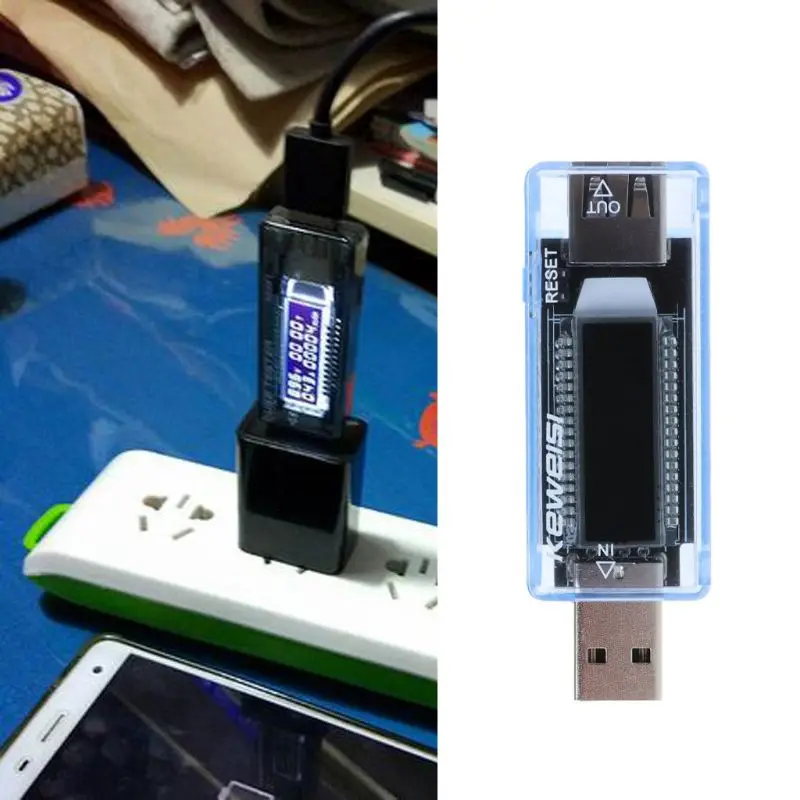 USB зарядное устройство Доктор мобильный детектор уровня мощности батарея тест напряжение измеритель тока