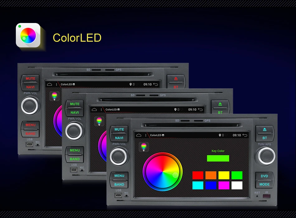 Discount Boison Android 9.0 Car DVD GPS Navigation Player Stereo Radio Audio For Ford 2 Mondeo S C Max Fiesta Galaxy Connect Focus 3