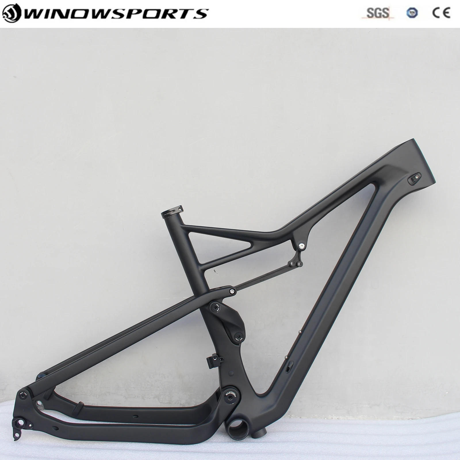 29er полная подвеска Φ Boost 148*12 XC фотография Размер 15 5/17 5/19 5 xc Гоночная рама для