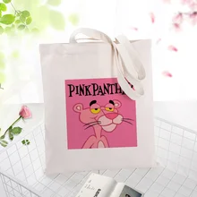 Розовая серия сумки вместительная сумка для покупок сумка на заказ Печать текстовый логотип DIY ежедневное использование эко экологическая холст многоразовая утилизация