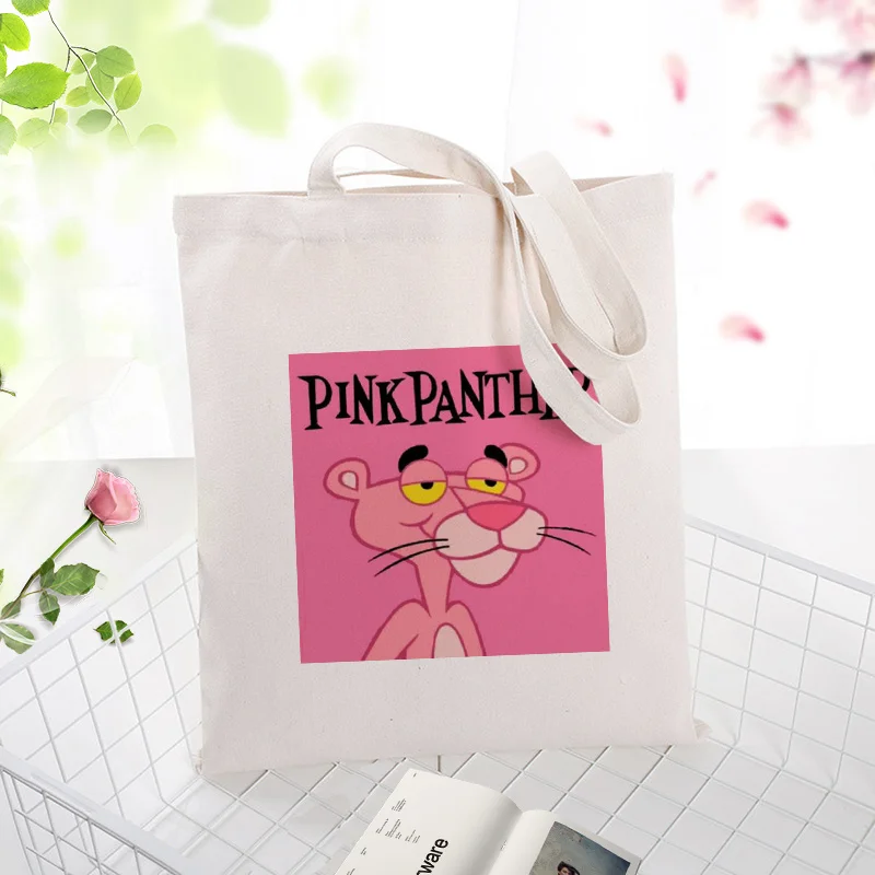 

Pink series Handbag Tote Bag Shopping Bag Custom Print Logo Text DIY Daily Use Eco Ecologicas Canvas Reusable Recycle