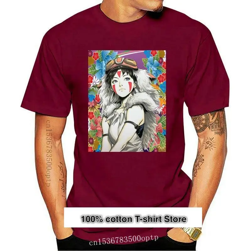 Camiseta de Princess Mononoke Hayao Miyazaki camisa estudio унисекс nueva | Мужская одежда
