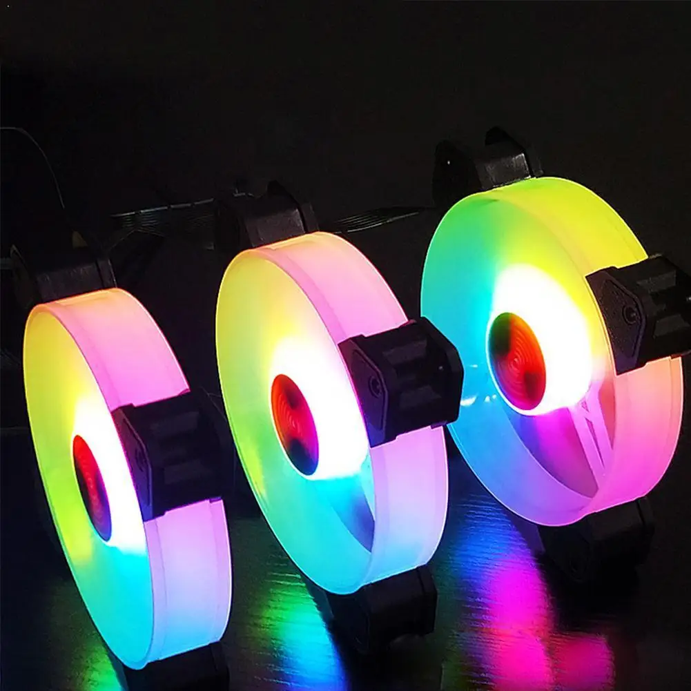 Чехол для ПК 120 мм с подсветкой 6 контактов охлаждающий RGB-подсветка 25 вентиляторы