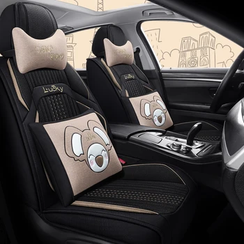 

Full Coverage flax fiber car seat cover auto seats covers for Infiniti q30 q50 q60g coupe q70 g25 g35 g37 qx30 qx50ex qx60jx