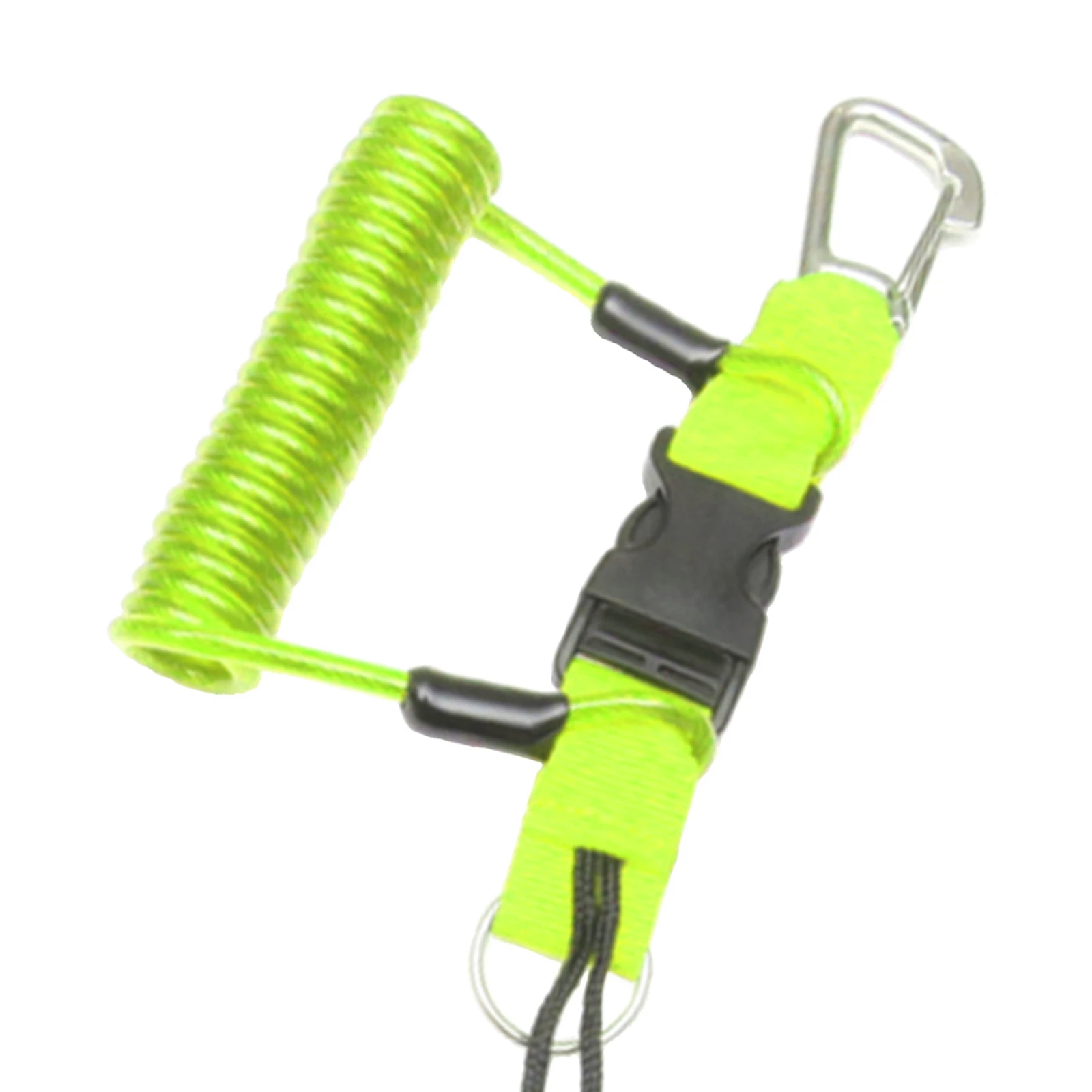Scuba Dive Coil Camera Lanyard for Underwater Camera Housing Flashlight Quick Release Buckle Diver Spiral Webbing Parts 4