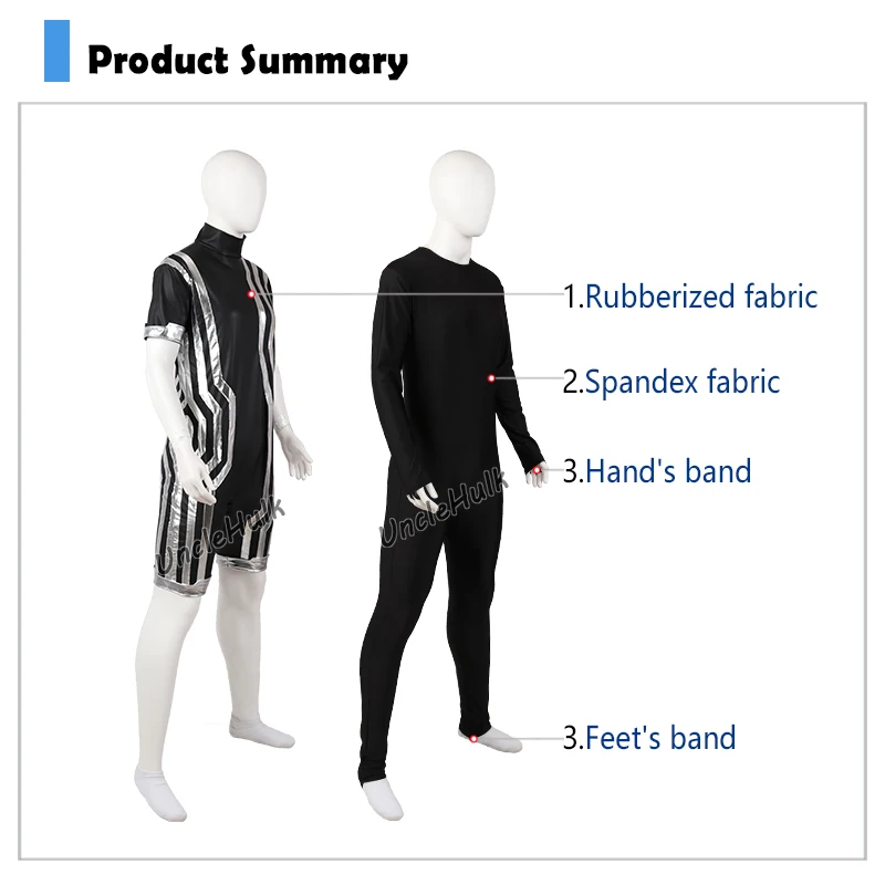 Kamen-Rider-Ex-Aid-Genm-lv0-Zentai-Costume-Cosplay-Bodysuit-black-background-and-white-stripes-UncleHulk-12