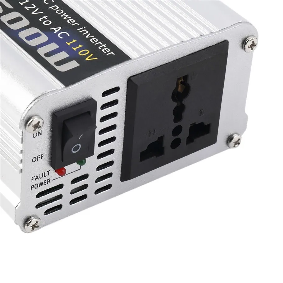 1500W WATT DC 12V to AC 110V Portable Car Power Inverter Charger Voltage Converter 12V To 110V Transformer Hot Selling HOT
