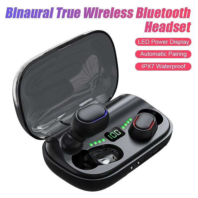 H10 Bluetooth Headsets for Redmi Airdots Wireless Earbuds 5 0 TWS Earphone Noise Cancelling Mic for Xiaomi iPhone Huawei