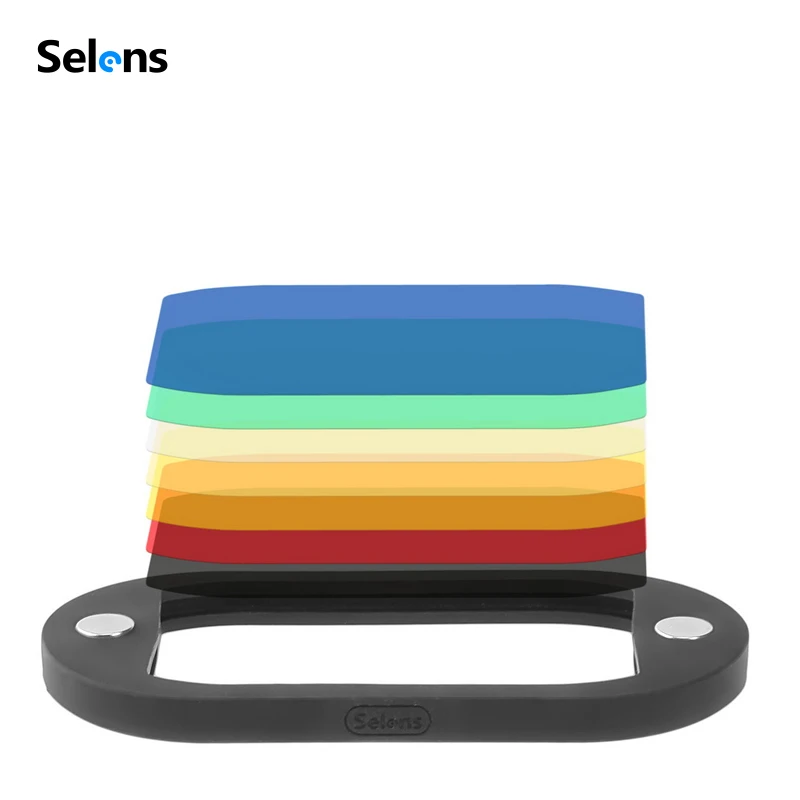Pronto Stock 8 Pezzi Selens Filtro Gel Flash Colorato Per Fotocamera Dslr Per Canon Nikon Yongnuo Flash Speedlite