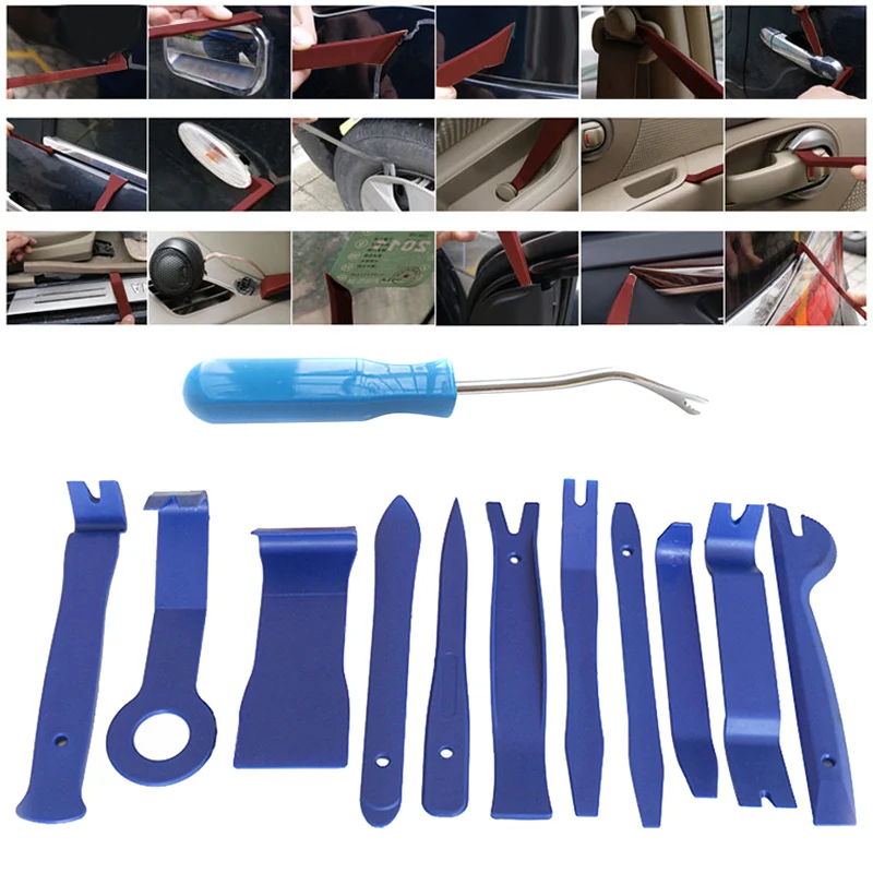 Newest 12pcs Car Audio Removal Disassembly Tool Set Open Install Repairing Pry Tool Kit