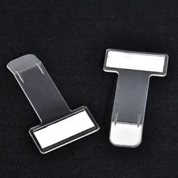 

High Quality 4PCS Car Vehicle Parking Ticket Permit Stickers Accessories Holder Car Kit Window Sticker Clip Fastener Windsc I6Z9