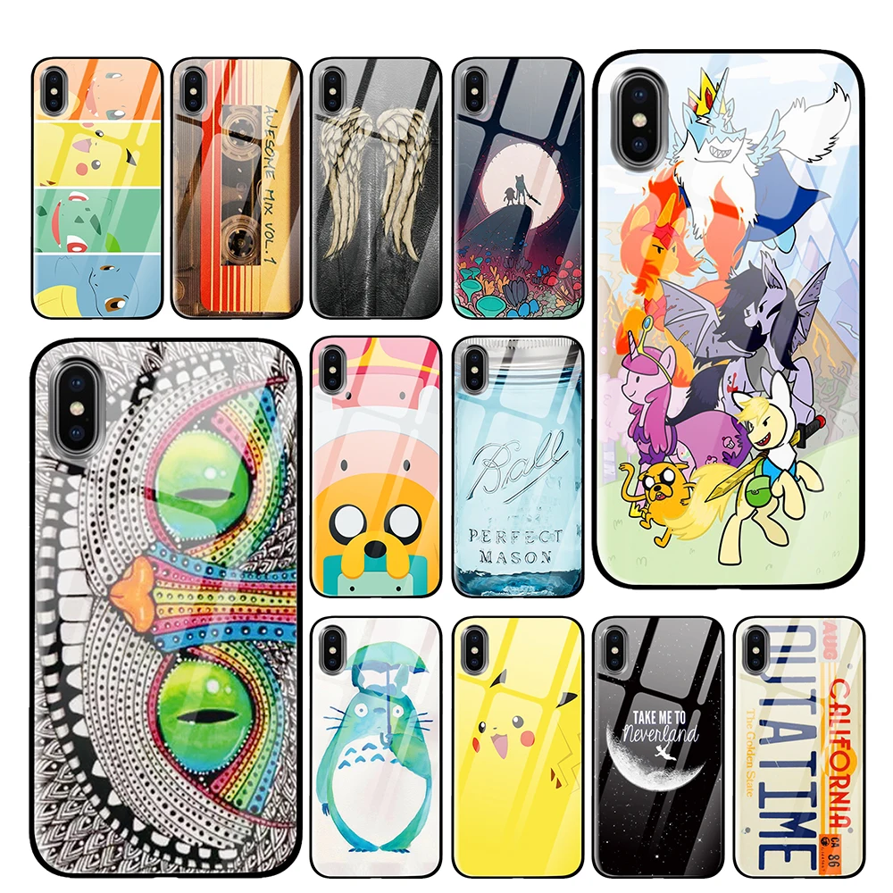 Tempered Glass AWESOME MIX For iPhone 5 5S SE 6 6s 7 8 Plus X XS Max XR Phone Cases | Мобильные телефоны и аксессуары